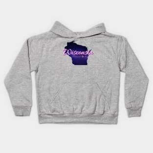 Galactic States - Wisconsin Kids Hoodie